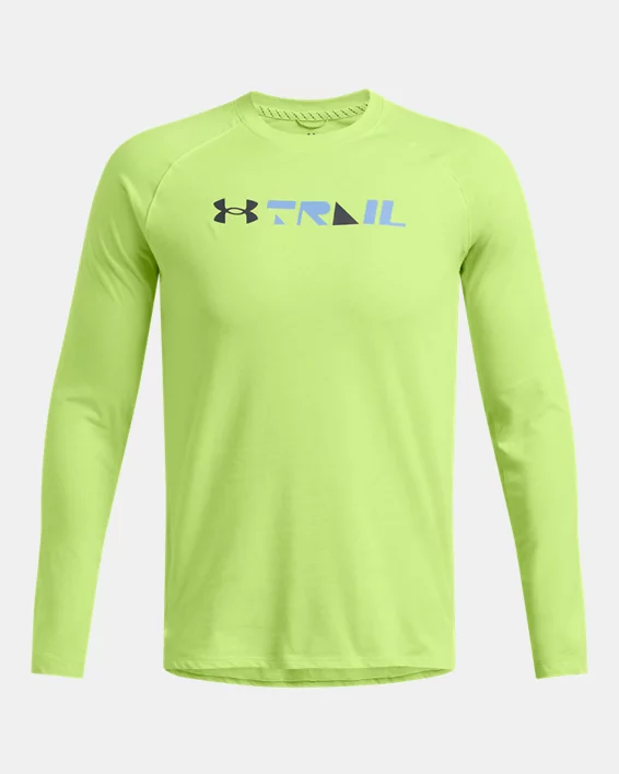 Under Armour Camiseta De Manga Larga UA Trail Run Graphic Para Hombre  