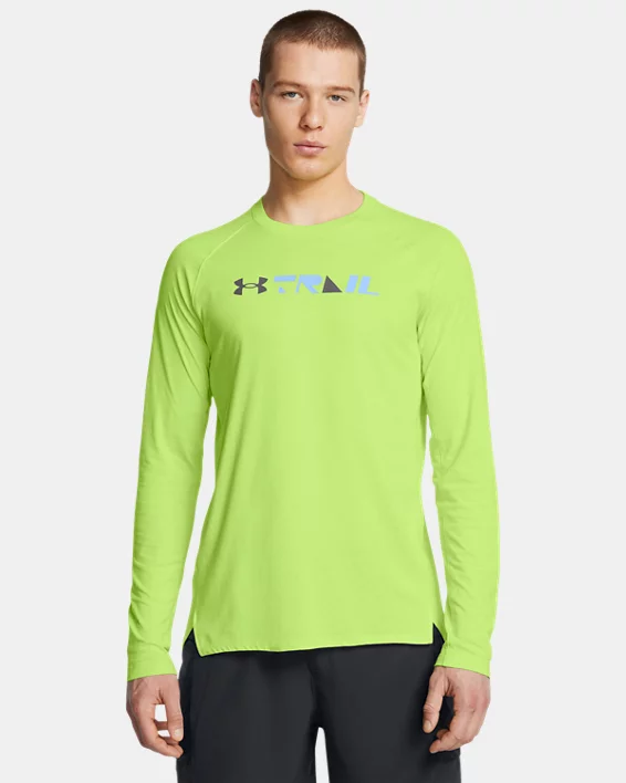 Under Armour Camiseta de manga larga UA Trail Run Graphic para hombre  