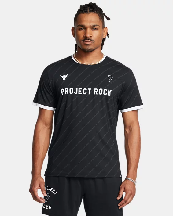 Under Armour Camiseta de rugby Project Rock para hombre  