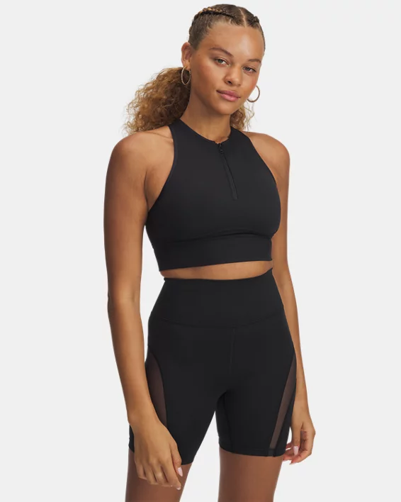 Under Armour Camiseta de tirantes con cremallera UA Meridian para mujer  