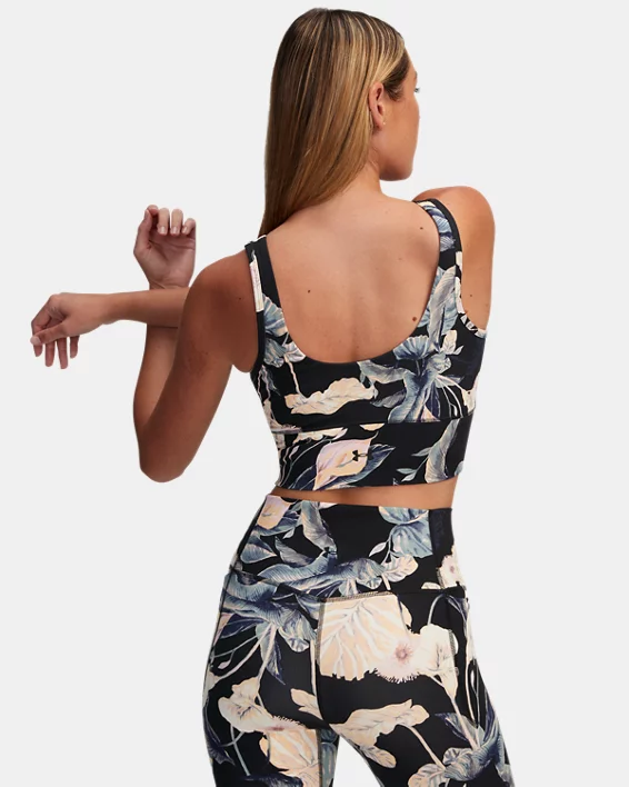 Under Armour Camiseta De Tirantes Corta Y Estampada UA Meridian Fitted Para Mujer  