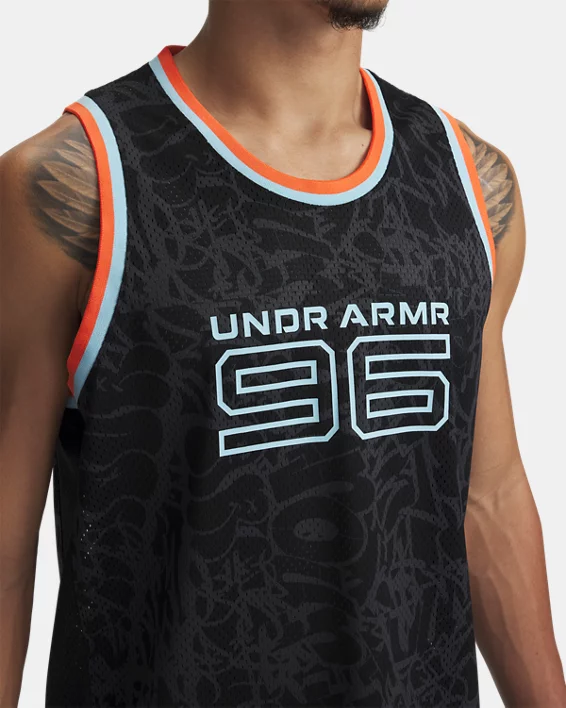 Under Armour Camiseta De Tirantes Estampada De Malla UA Zone Pro Para Hombre  