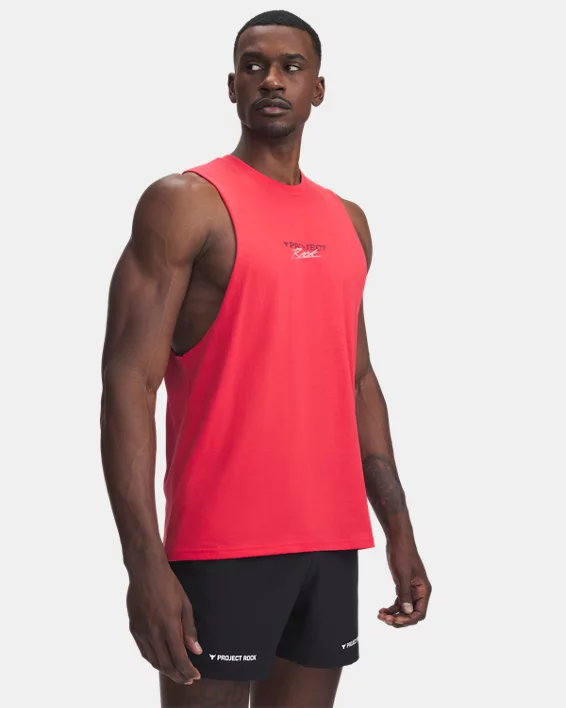 Under Armour Camiseta de tirantes Project Rock para hombre
