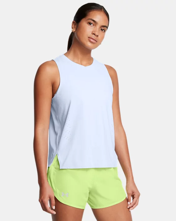 Under Armour Camiseta de tirantes UA Launch Elite para mujer  