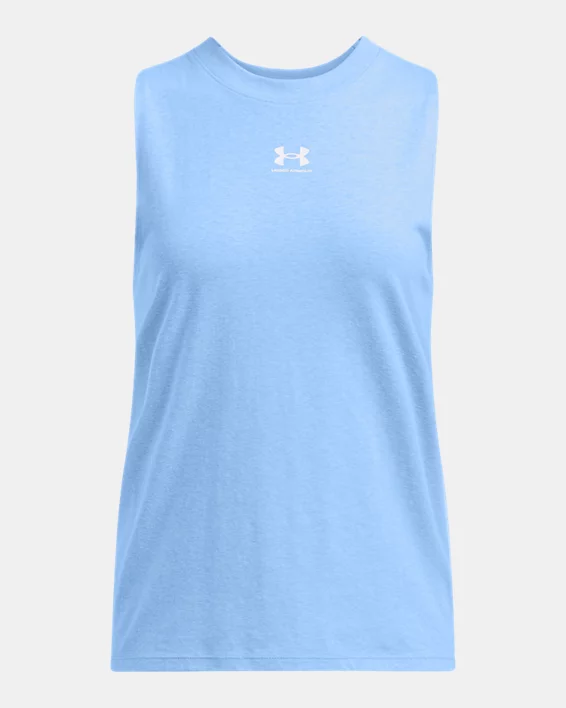 Under Armour Camiseta De Tirantes UA Rival Muscle Para Mujer  