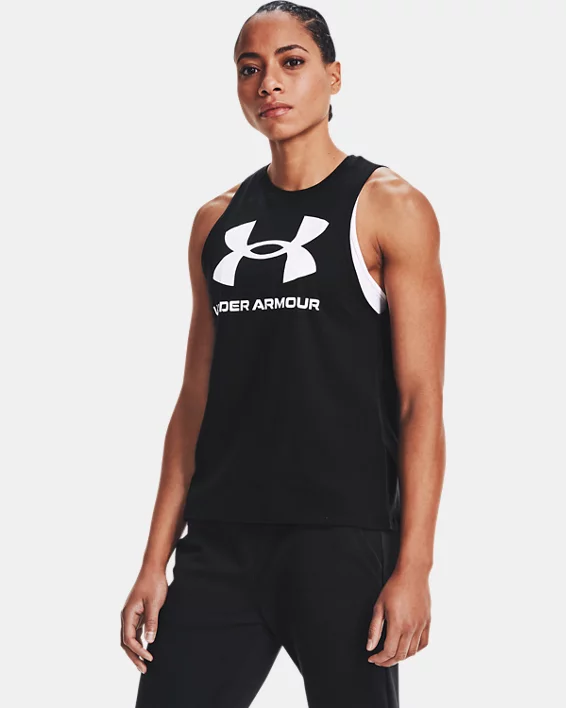 Under Armour Camiseta de tirantes UA Rival para mujer  