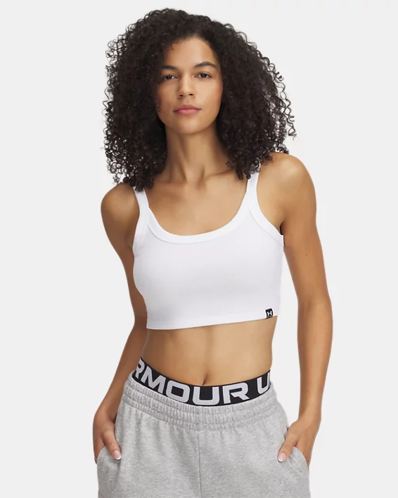 Under Armour Camiseta de tirantes UA Rival Rib Baby para mujer  