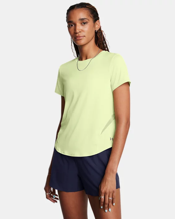 Under Armour Camiseta holgada de manga corta UA Vanish Elite Vent para mujer  