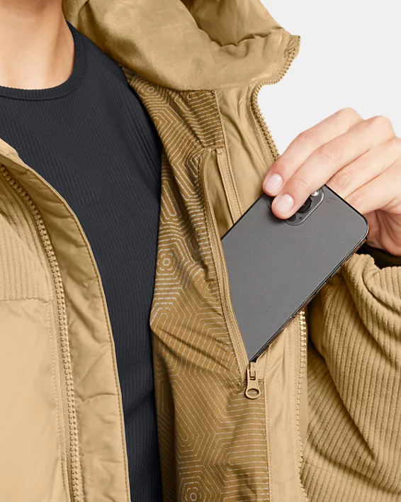 Under Armour Chaqueta Acolchada De Pana Limitless Down Oversized Para Mujer  