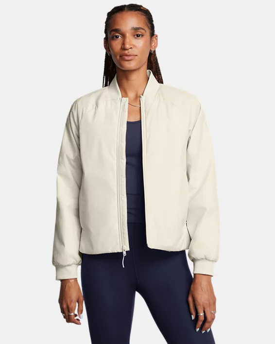 Under Armour Chaqueta bomber con aislamiento UA Unstoppable para mujer  