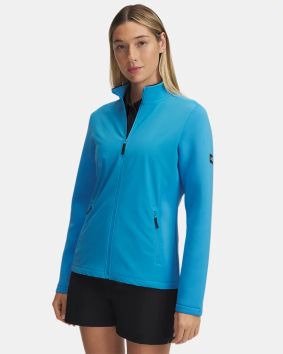 Under Armour Chaqueta con cremallera completa UA Drive Pro Hybrid para mujer  