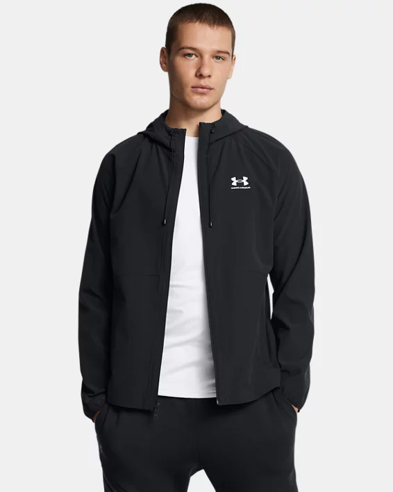 Under Armour Chaqueta cortavientos UA Stretch Woven para hombre  