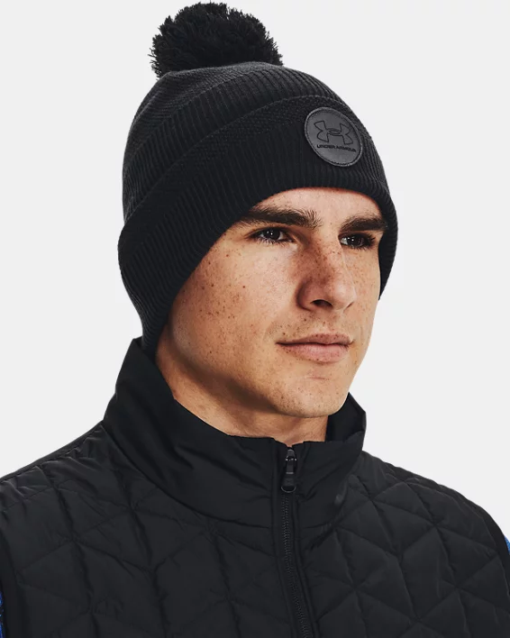Under Armour Gorro Con Pompón UA Driver Para Hombre Men's Beanie