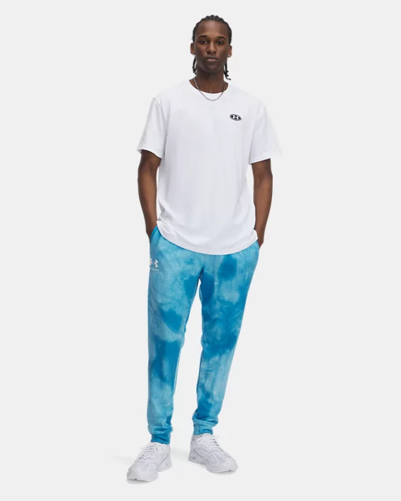 Under Armour Jogger UA Rival Terry Printed Para Hombre  