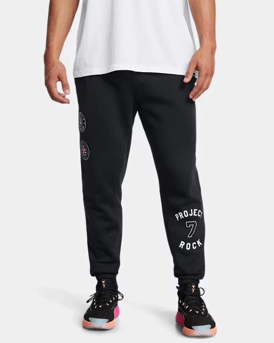 Under Armour Joggers Project Rock Icon Fleece para hombre  