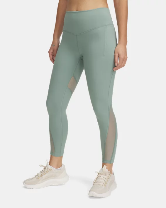 Under Armour Leggings tobilleros con ventilación UA Vanish Elite para mujer  