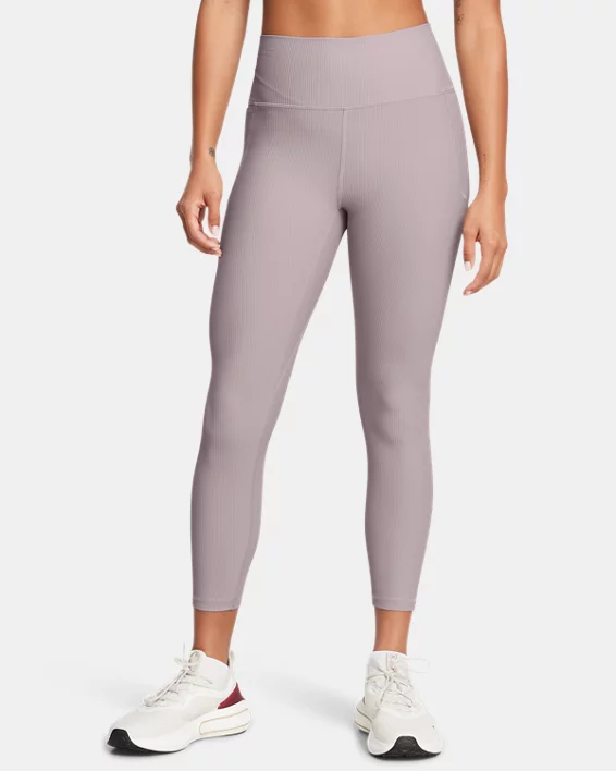 Under Armour Leggings tobilleros UA Meridian Rib para mujer  
