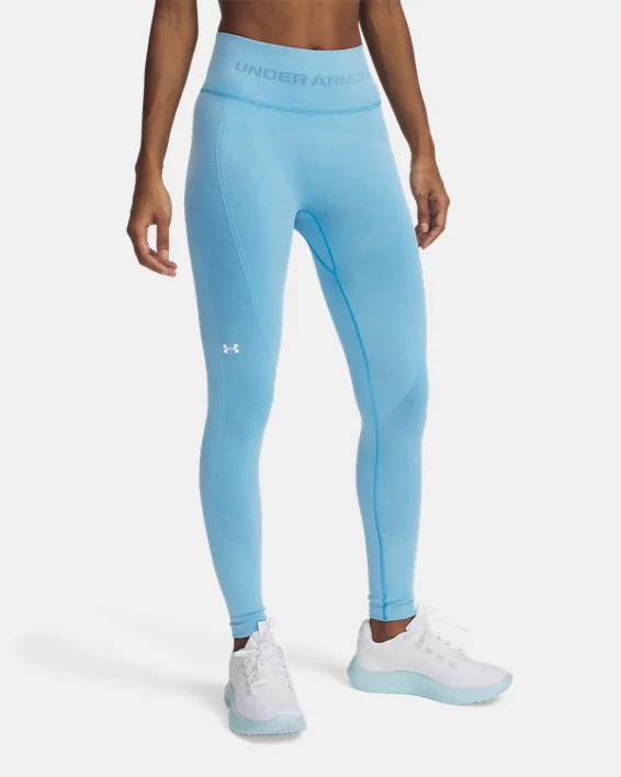 Under Armour Leggings tobilleros UA Vanish de efecto lavado sin costuras para mujer  