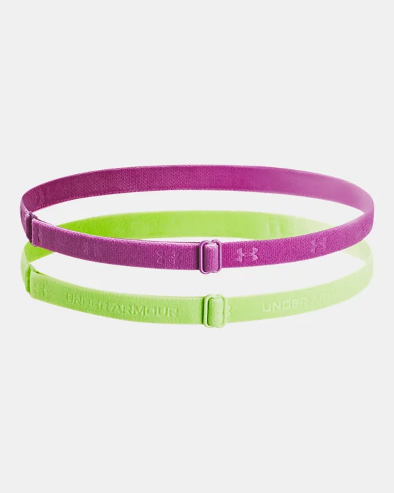 Under Armour Minicintas Ajustables Para El Pelo UA Para Mujer - Paquete De 2  