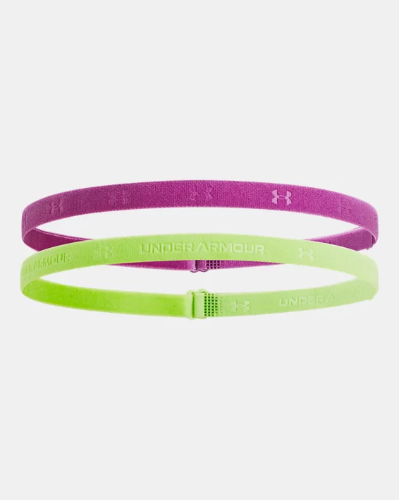 Under Armour Minicintas ajustables para el pelo UA para mujer - Paquete de 2  