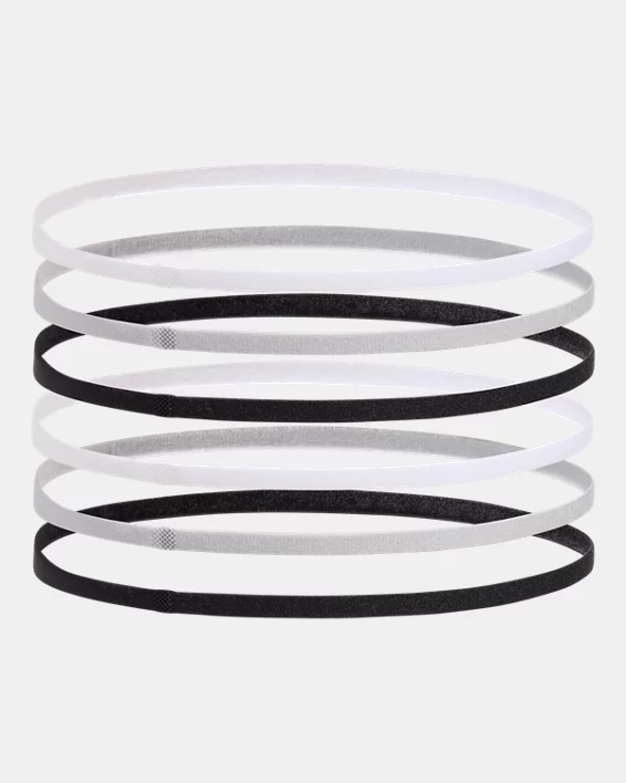 Under Armour Minicintas Elásticas Para El Pelo UA Para Mujer - Paquete De 6  