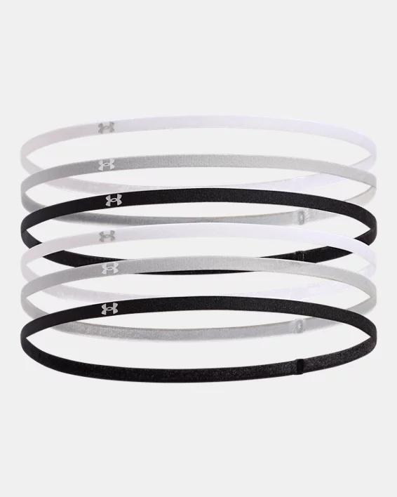 Under Armour Minicintas elásticas para el pelo UA para mujer - Paquete de 6  