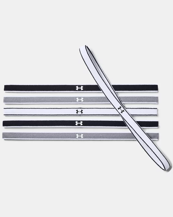 Under Armour Minicintas para el pelo UA para mujer - Paquete de 6  