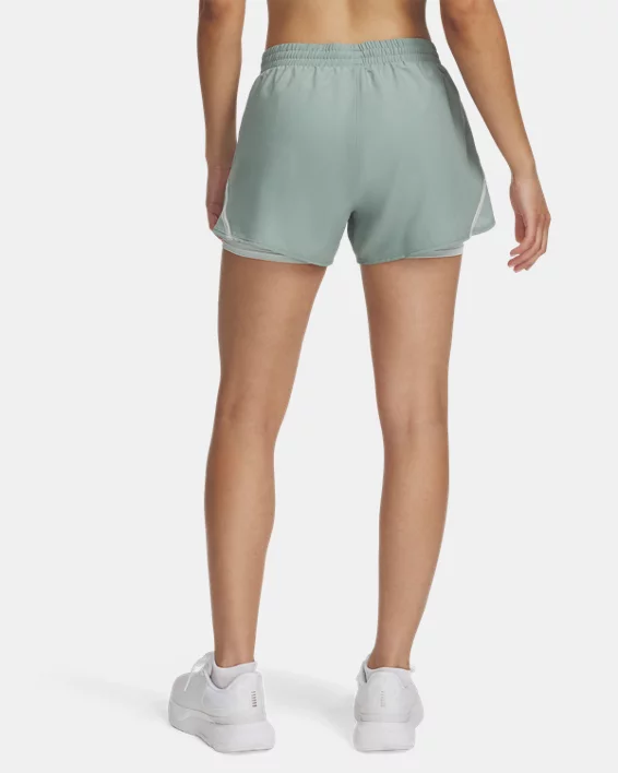 Under Armour Pantalón Corto 2 En 1 UA Fly-By Para Mujer  