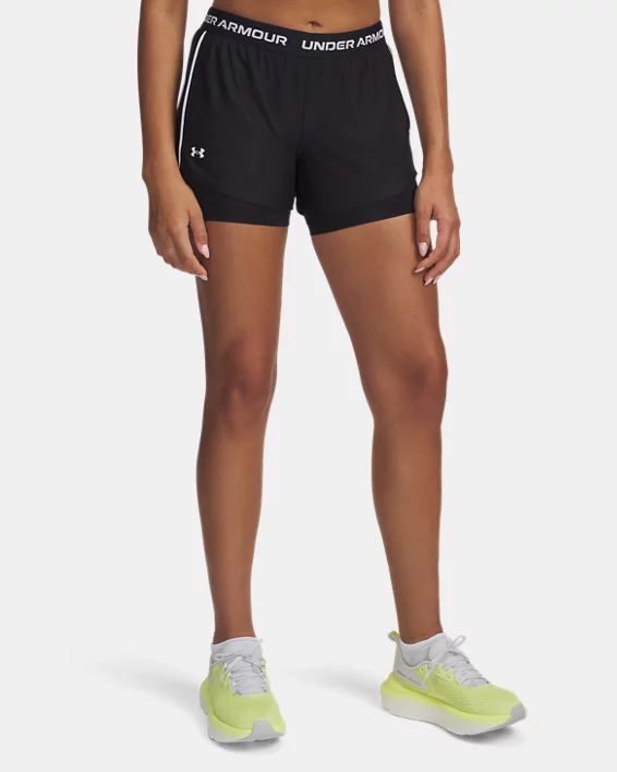 Under Armour Pantalón corto 2 en 1 UA Tech™ Play Up para mujer  