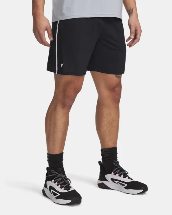 Under Armour Pantalón corto de malla Project Rock para hombre  