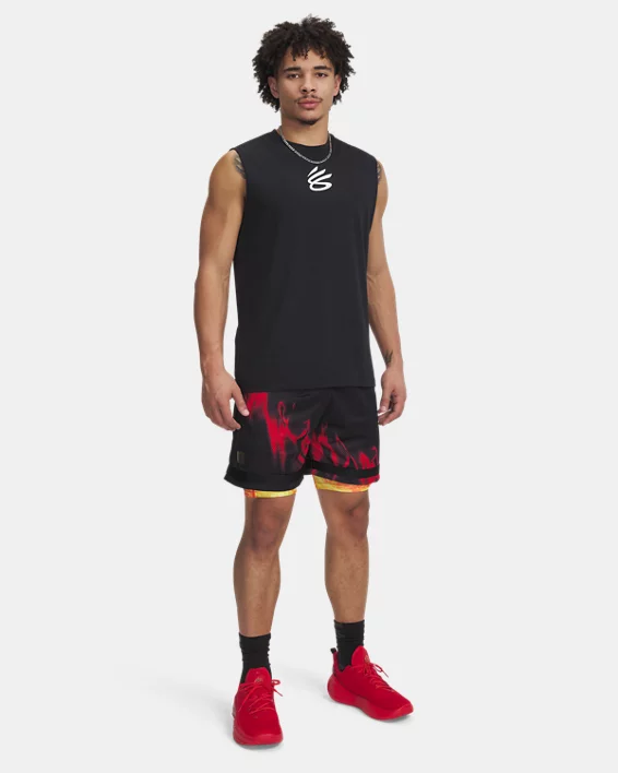 Under Armour Pantalón Corto Estampado Curry HeatGear® Para Hombre  