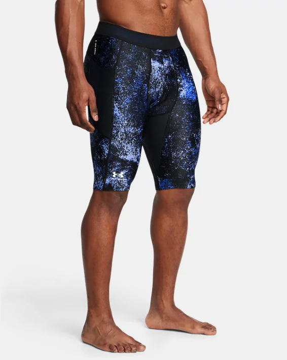 Under Armour Pantalón corto HeatGear® Iso-Chill Printed Long para hombre  