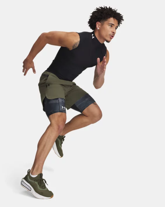 Under Armour Pantalón Corto HeatGear® Printed Long Para Hombre  