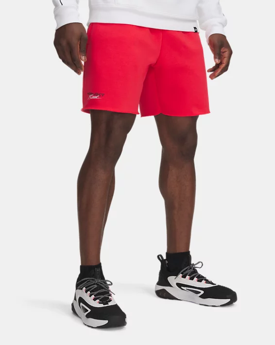 Under Armour Pantalón corto Project Rock Icon Fleece para hombre  