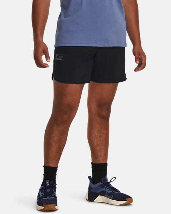 Under Armour Pantalón corto Project Rock Unstoppable para hombre  
