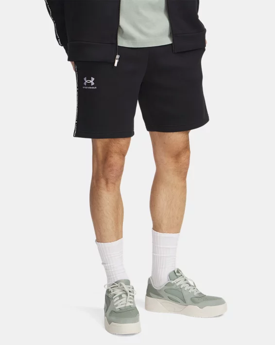 Under Armour Pantalón corto UA Icon Fleece Taping para hombre  