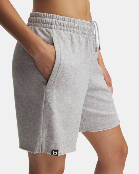 Under Armour Pantalón Corto UA Icon Terry Long Para Mujer  
