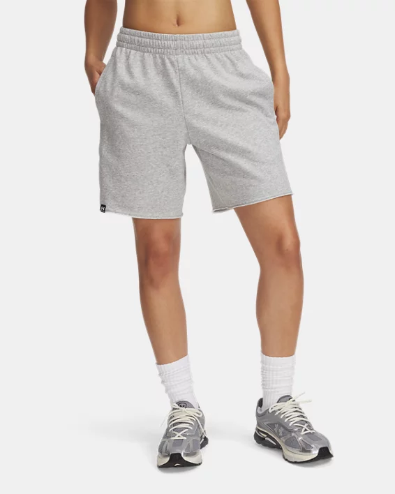 Under Armour Pantalón corto UA Icon Terry Long para mujer  