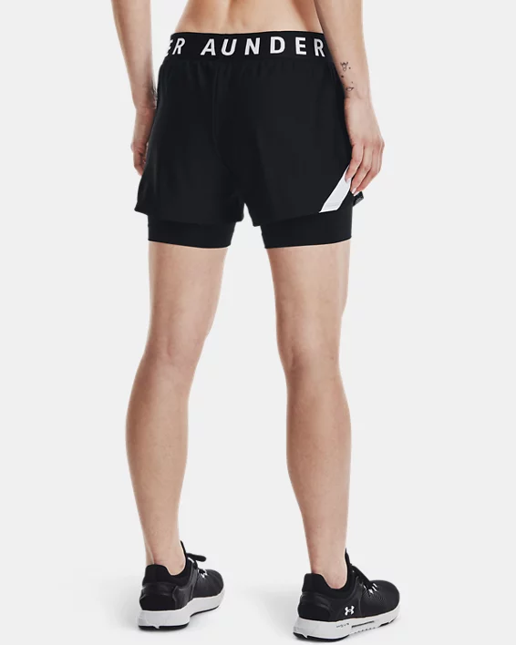 Under Armour Pantalón Corto UA Play Up 2-in-1 Para Mujer  