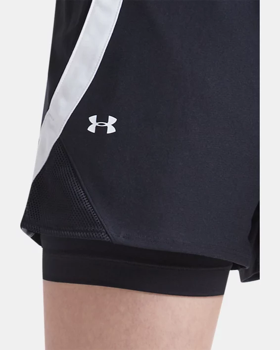 Under Armour Pantalón Corto UA Play Up 2-in-1 Para Mujer  