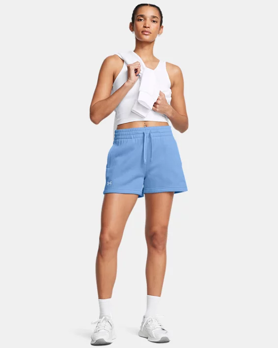 Under Armour Pantalón Corto UA Rival Fleece Para Mujer