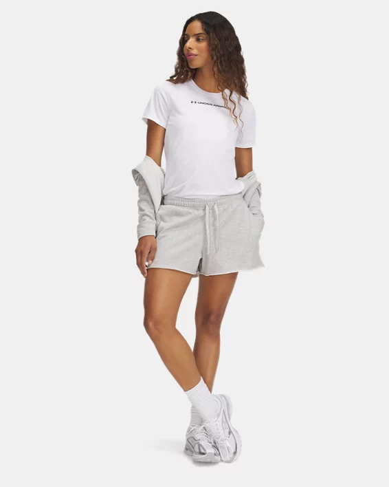 Under Armour Pantalón Corto UA Rival Terry Para Mujer  