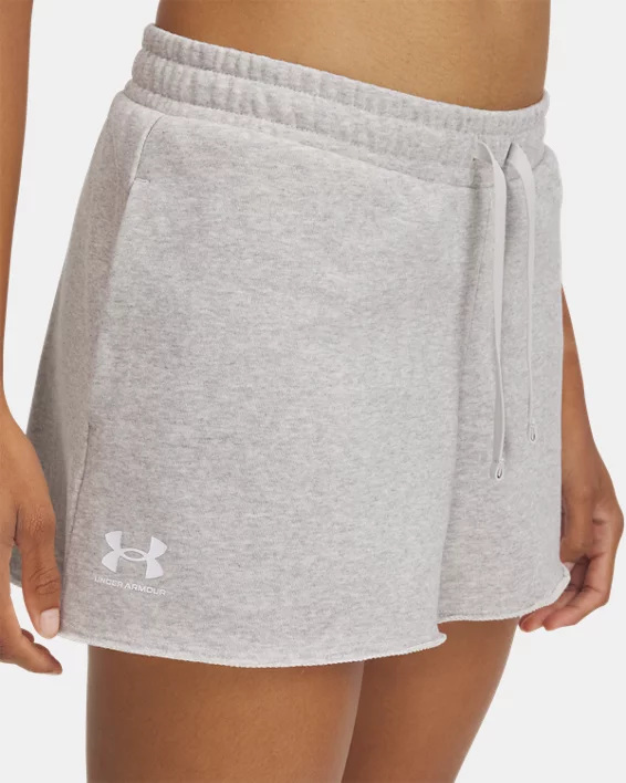 Under Armour Pantalón Corto UA Rival Terry Para Mujer  