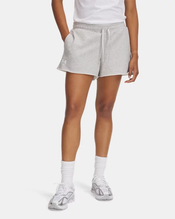Under Armour Pantalón corto UA Rival Terry para mujer  