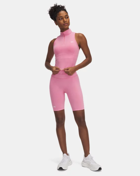 Under Armour Pantalón Corto UA Vanish De Efecto Lavado Sin Costuras Para Mujer  