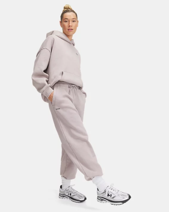Under Armour Pantalón UA Icon Heavyweight Fleece Oversized Para Mujer  