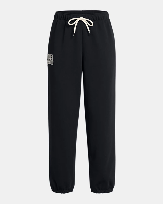 Under Armour Pantalón UA Icon Heavyweight Terry Oversized Para Mujer  