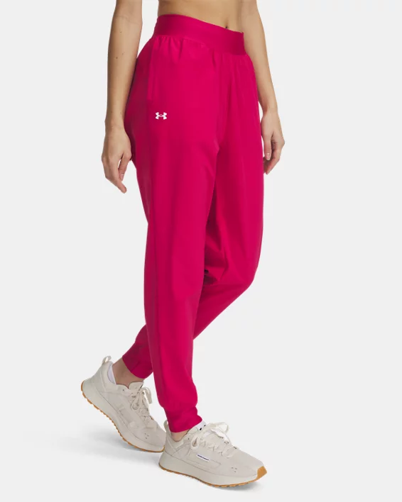 Under Armour Pantalón UA Rival High-Rise Woven para mujer  