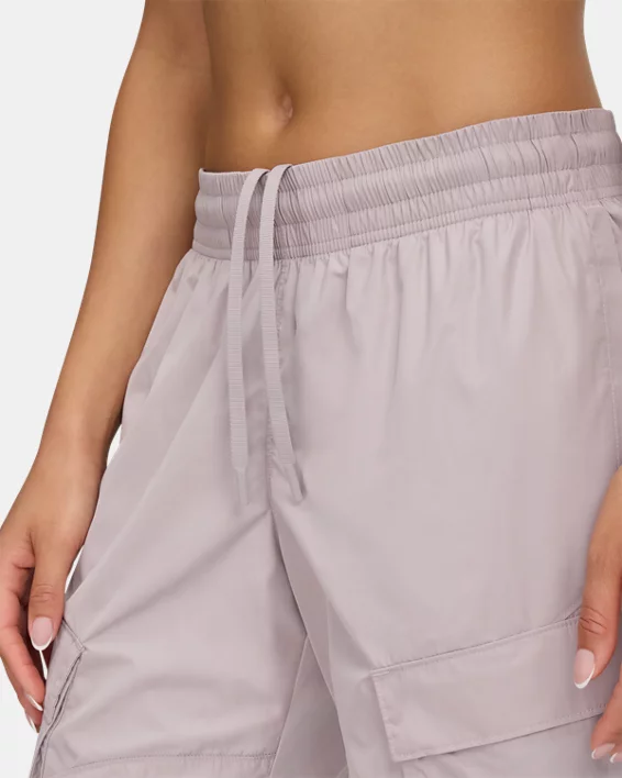 Under Armour Pantalón UA Unstoppable Woven Sheen Cargo Para Mujer  