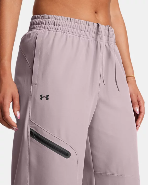 Under Armour Pantalón UA Unstoppable Woven Wide Leg Para Mujer  